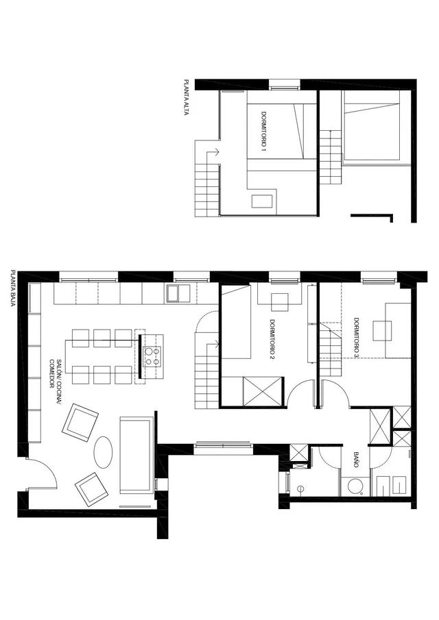 Vivienda singular de arquitectura de autor con techos de 4 metros y un excepcional aprovechamiento del espacio — 14