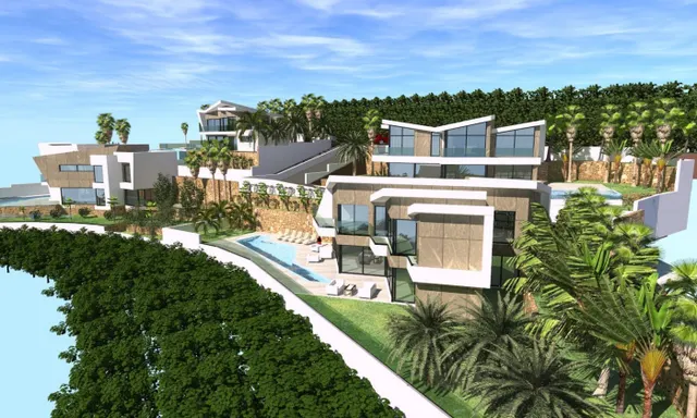 Próximamente proyecto nuevo de 4 villas de lujo estilo moderno — 22