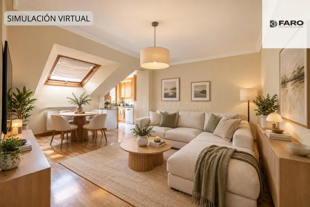 Ático de 2 habitaciones con garaje y trastero en el centro d - foto 3