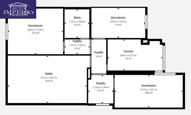 Piso de 3 dormitorios con terraza en plena zona Fontiveros — 24