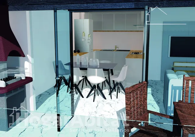 Obra en construcción con terraza — 7