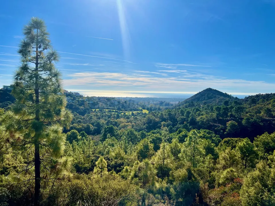 Terreno urbano de 34.506 m² con vistas al mar en Benahavís