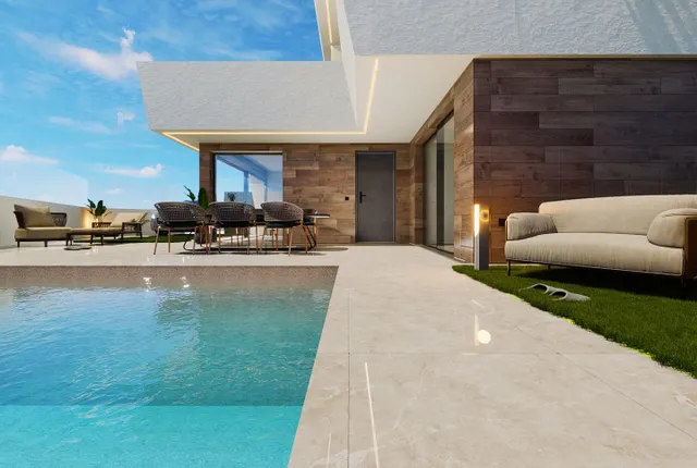 Villas de nueva construcción en San Pedro del Pinatar con piscina privada — 6