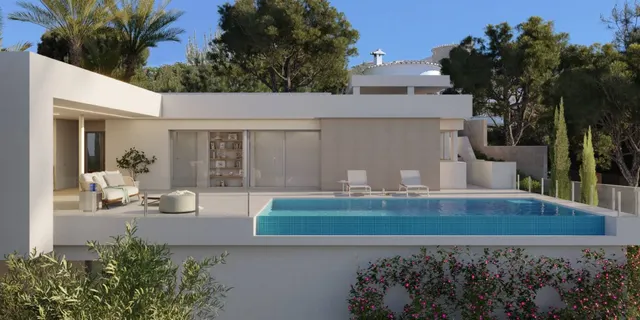 Impresionante villa de estilo moderno con vista al mar a la venta en Benitachell, Costa Blanca. — 7