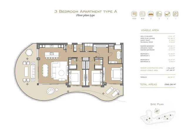 Planta baja 3 habitaciones 176m² en venta - La Quinta — 45