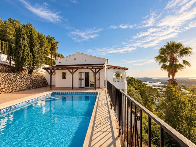 Villa Moraira linda vista a montañas