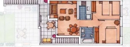 Apartamento 2 habitaciones 51m² en venta - Condado de Alhama Resort — 26