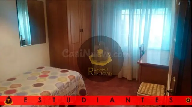 EST/ Piso amueblado para ESTUDIANTES con CUATRO dormitorios 