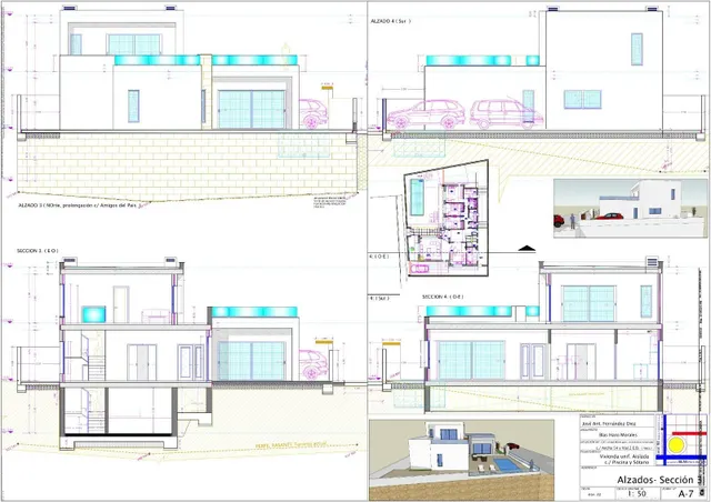 Terreno de 509 m2 con Licencia, Proyecto Moderno y Conexione - foto 2
