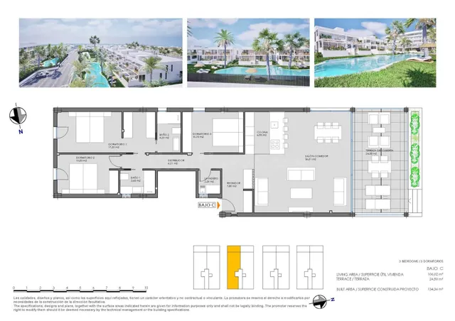 Bungalows de nueva construcción en venta en Mar de Cristal,  - foto 5