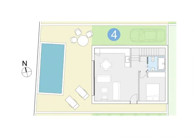 Villa Independiente con 3 dormitorios y piscina privada a la venta en Villamartin(orihuela Costa) — 11