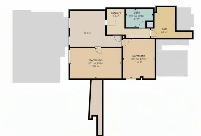 Chalet adosado con finca en Neda — 44