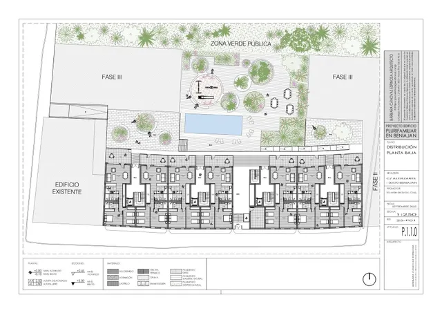 Obra Nueva Vivienda Planta Baja tipo A Escalera IV con jardines y piscina en zonas comunes, le corresponde una terraza de uso exclusivo de 16,13 m2 dando a la piscina — 2