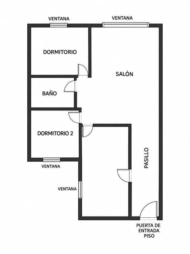 Piso reformado junto al parque del Oeste. — 30