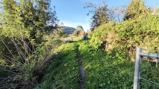 Casa reformada con terraza, finca de 750 m2 y cuadra, con vistas al Aramo — Morcín — 46