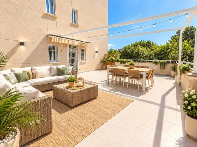 APARTAMENTO CON GRAN TERRAZA DE 70 M2, PISCINA Y GARAJE EN P