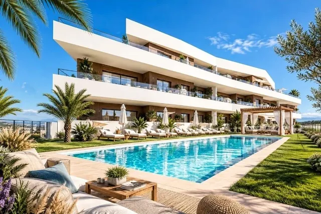 Apartamentos de nueva construcción con piscina y gimnasio en Formentera del Segura, Costa Blanca — 3