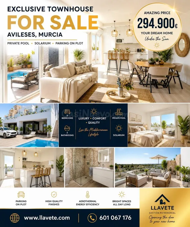 TU NUEVO HOGAR EN AVILESES (MURCIA): LUJO, DISEÑO Y CALIDAD  - foto 2