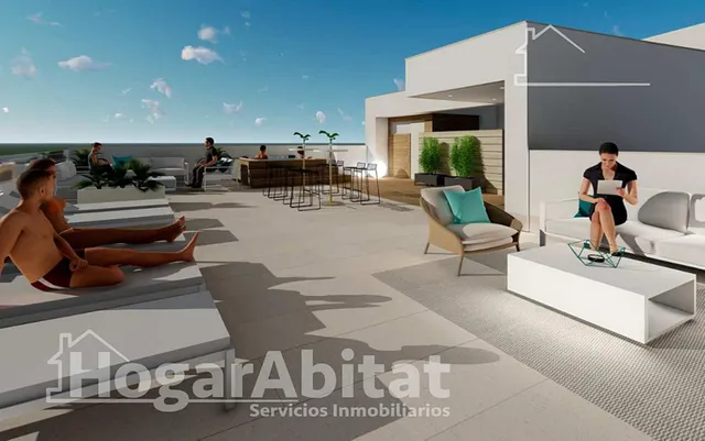 ¡espectacular, a estrenar! con piscina, garaje y terraza cerca de la playa — 7