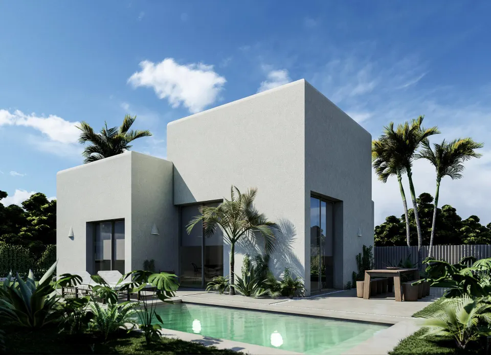 Villa exclusiva de 3 dormitorios con piscina privada en Oliva Nova Golf Resort