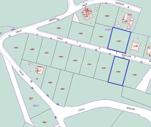 Terreno urbano de 750 m2 en Altos de La Zubia. Parcelas 14 de la manzana L y parcela 17 de la manzana M — 2