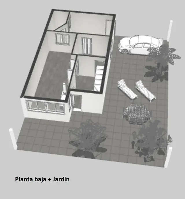Disfrute del centro de Granada sin renunciar a las comodidades de una casa pareada con jardin. — 47