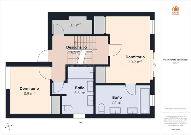 Chalet pareado - Piscina comunitaria en urbanización securizada - Cas Catala - Calle Bell Puig — 40