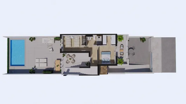 Casas adosadas de nueva construcción en primera línea de La Serena Golf en Los Alcázares — 27