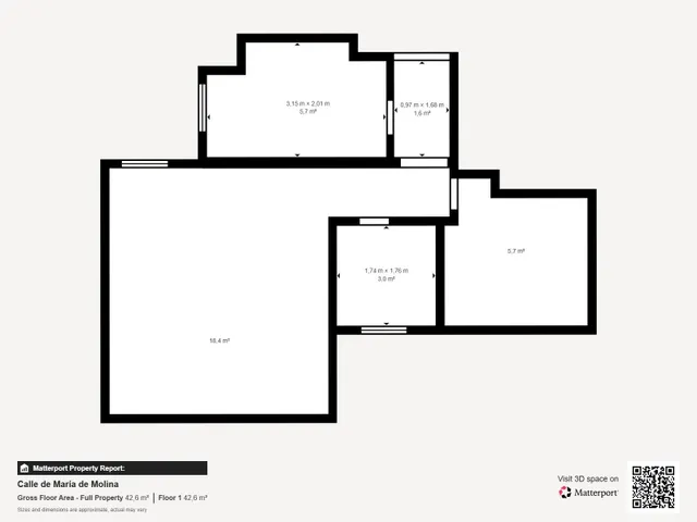 Vivienda cómoda, reformada, amueblada y muy tranquila, en María de Molina — 19