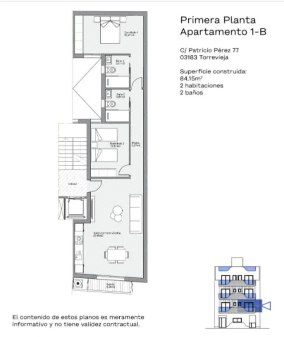 Apartamento 2 habitaciones 104m² en venta - Centro — 8