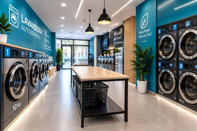 PACK DE 3 LAVANDERÍAS + LOCKERS EN VALENCIA | NEGOCIO AUTOMA - foto 2