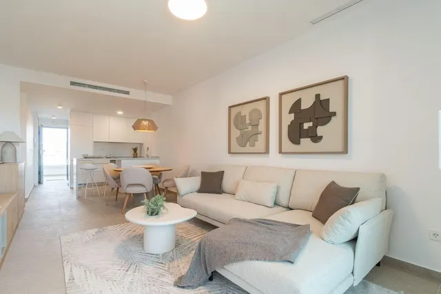 Apartamentos de 2 dormitorios con amplias zonas verdes y vistas al mar, zona Playa Flamenca — 11