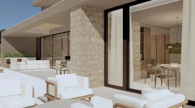 Villa de lujo en construcción con vistas impresionantes al mar Costa Benissa — 4