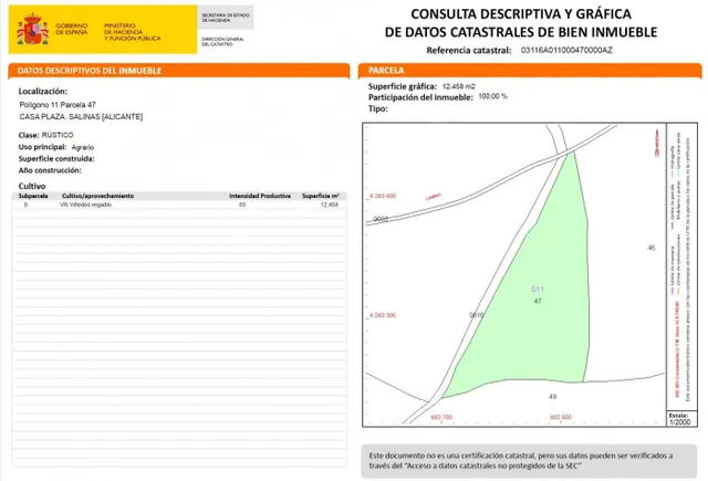 Parcela en venta - Crta. salinas-monovar - foto 2