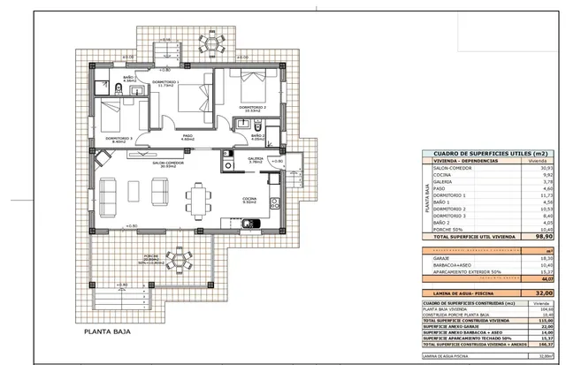 VILLAS DE OBRA NUEVA EN PINOSO — 20