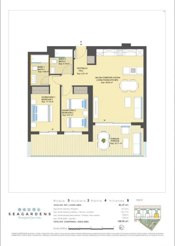 Apartamento 2 habitaciones 108m² en venta - Altos de Campoamor — 30