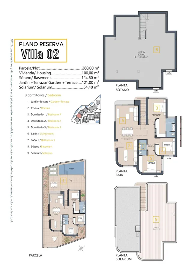 Villa de 3 dormitorios con piscina privada y sotano en primera linea de golf a la venta (Los Alcazares) — 10
