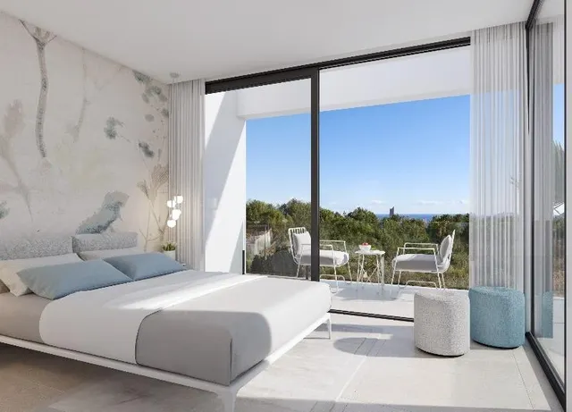 Villas de Lujo independientes con piscina privada y vistas al mar en Sierra Cortina — 6