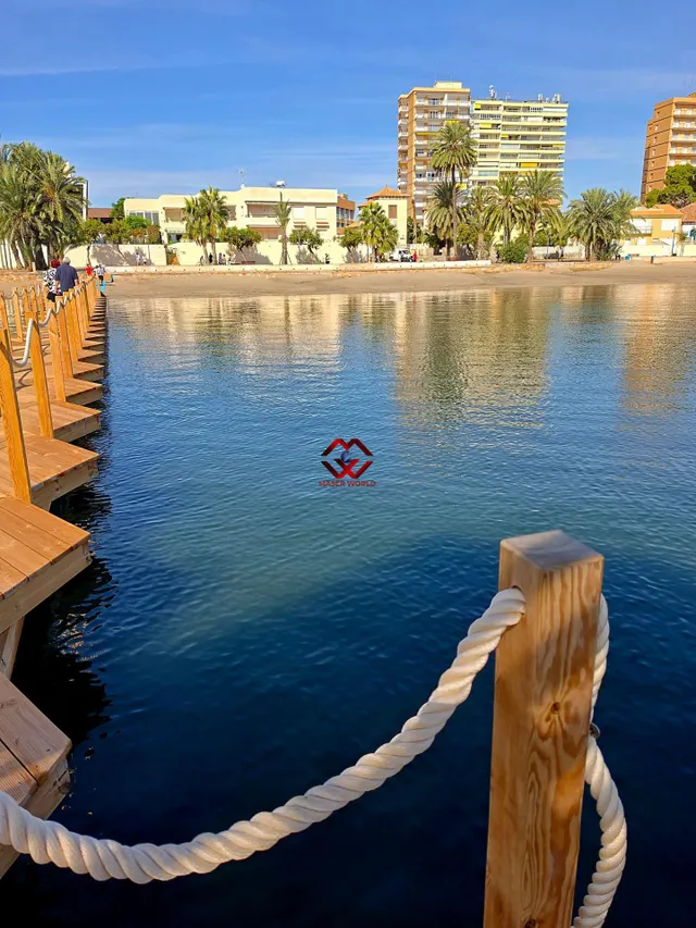 Villa en esquina con piscina privada, garaje a 800 m de la playa en Santiago de la Ribera — 49