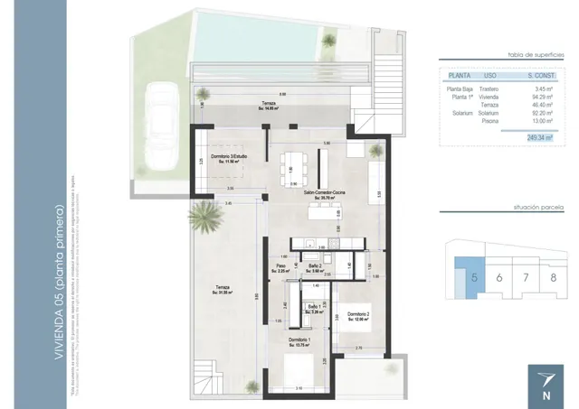 Bungalow Planta Alta 3 habitaciones 249m² en venta - Lo Pagán — 10
