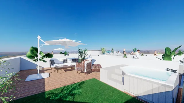 Exclusivo ático nuevo amueblado con piscina, solárium y vist - foto 2