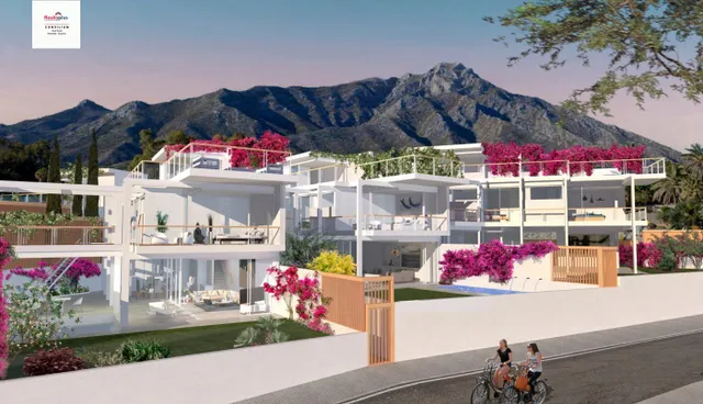 Villas urbanas en Marbella con magnificas vistas al mar. — 6