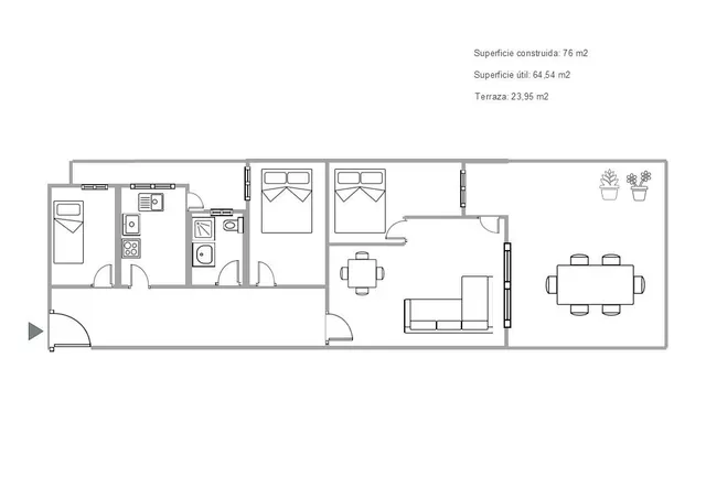 Planta baja con terraza en Sant Josep — 28
