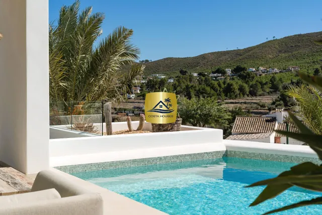 ❶ VILLA SELINA - VILLA ESTILO IBIZA con Vistas a la Montaña 