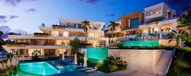 VILLAS ADOSADAS DE LUJO- PIE DE PLAYA- OBRA NUEVA- PISCINA P