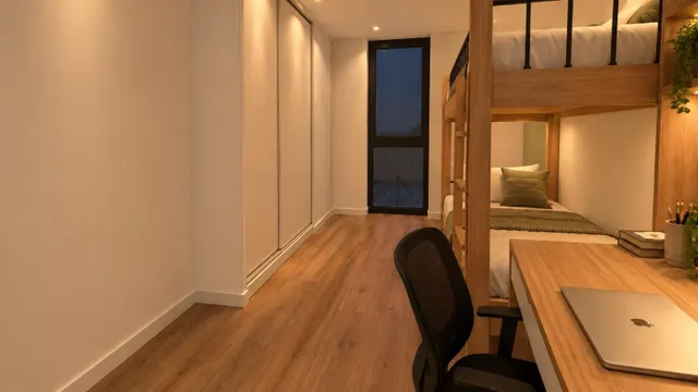 Casa única de 253 m2 con garaje doble, oficina, salón social y +100 m2 de terrazas — 33