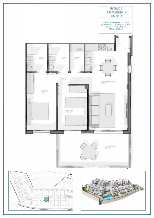 Apartamento 2 habitaciones 97m² en venta - Las Salinas — 21