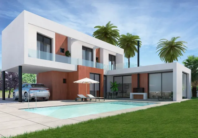 Villa moderna de nueva construcción en Calpe a 600 m de la playa — 2
