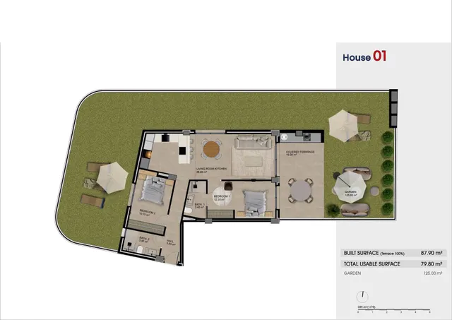 Aticos Obra Nueva 2 Dormitorios con Imprsionantes Vistas y Gran Terraza en Urb con Piscina y Parking incluido — 12