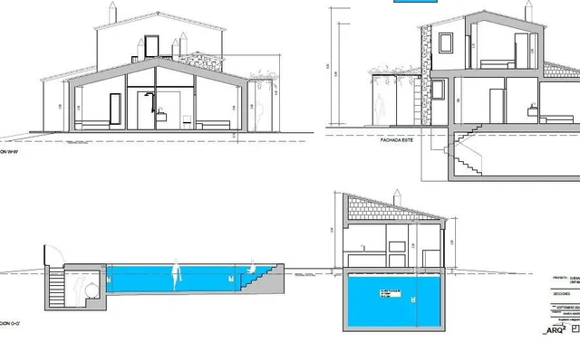 Terreno urbanizable con proyecto de vivienda en campos - foto 3